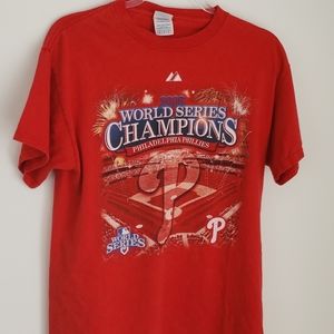Phillies 2008 World Series TShirt Sz M